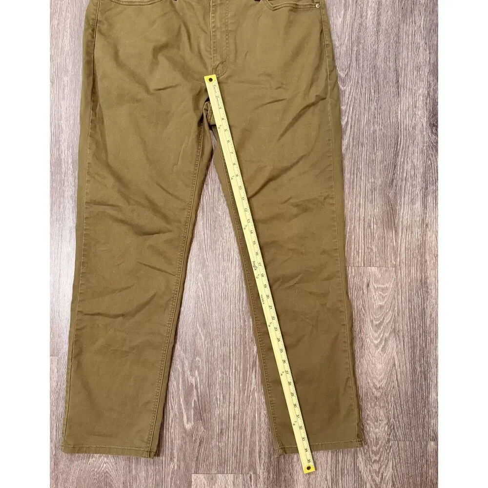 Levi’s 541 Athletic Fit Chino Pants Men’s 38x34 Olive Stretch Casual